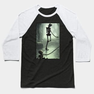 Skeleton Relationship Baseball T-Shirt